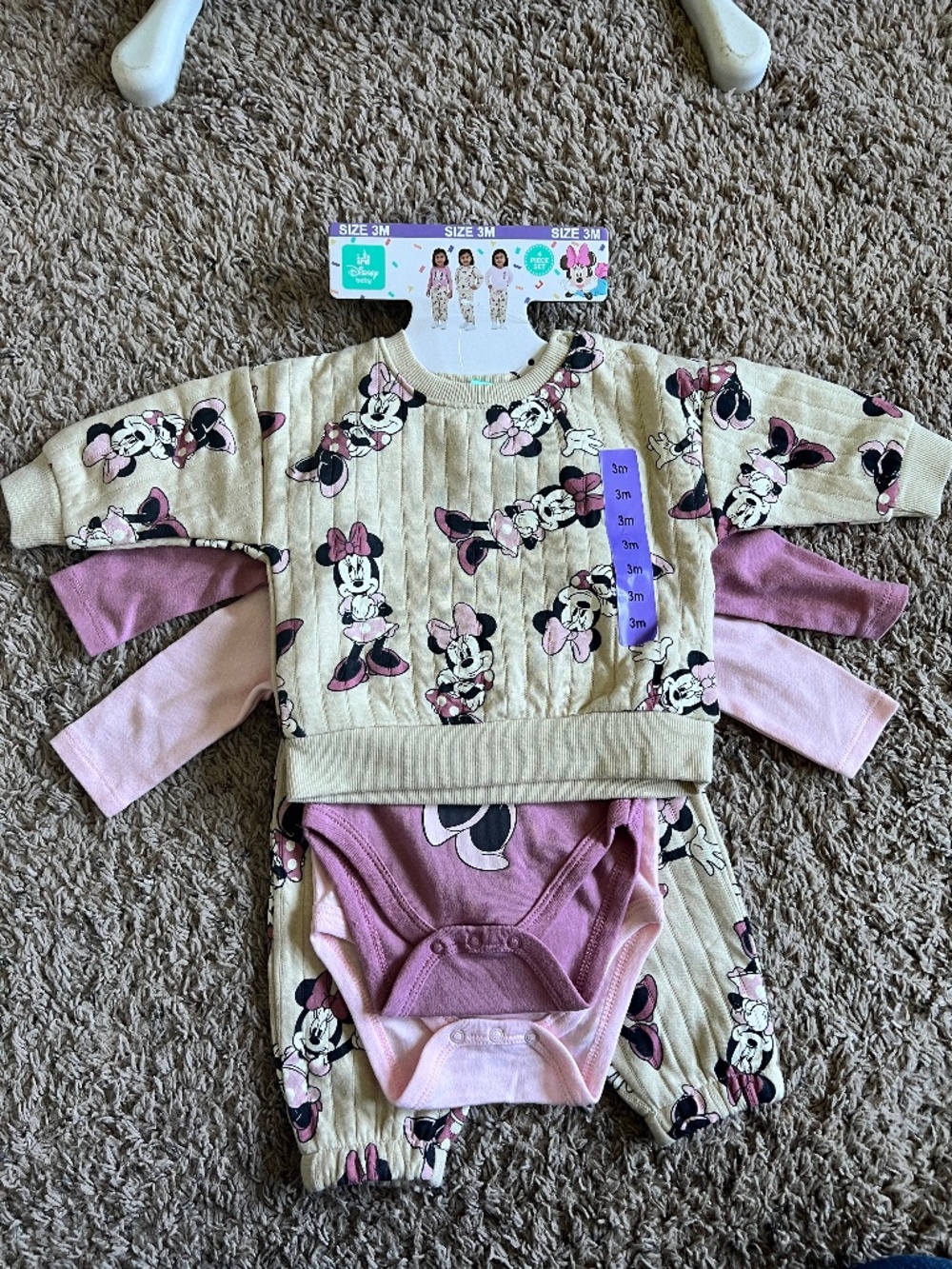 Disney Baby Outfit Sweat Set - 3 Months - NWT - Minnie Mouse